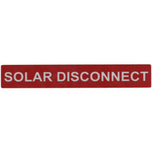 Load image into Gallery viewer, HellermannTyton 596-00246 Solar Disconnect Labels
