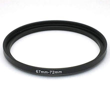 Load image into Gallery viewer, Adorama Step-Up Adapter Ring 67mm Lens to 72mm Filter Size
