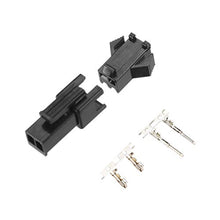 Load image into Gallery viewer, uxcell 20 Pairs 2.5mm 2 Pin Black Plastic Male Female -SM Housing Crimp Terminal Connector
