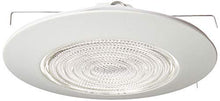 Load image into Gallery viewer, Four-Bros Lighting FLP 6&quot; Inch Fresnel Glass Lens with White Plastic Trim-60 Watt Max. -for Wet Locations-Shower Can Light Trim-Ul Listed
