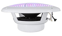 Load image into Gallery viewer, (4) Rockville RMC80LW 8&quot; 1600w White Marine Speakers w Multi Color LED + Remote
