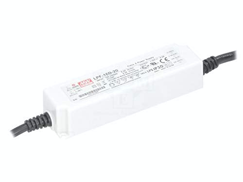 Meanwell LPF-16D-20 Power Supply - 16W 0.8A - Dimmable - IP30