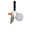 Load image into Gallery viewer, Delight Jewelry Toucan Stronger Braver Smarter Phone Charm
