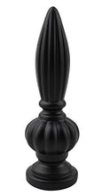 Load image into Gallery viewer, Urbanest Agnes Lamp Finial, 3 1/16-inch Tall, Matte Black
