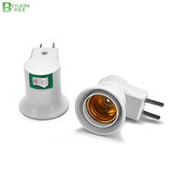 Jammas 1X E27 100V-240V LED Light lamps Male Socket To USA Type Plug lights Adapter Converter For Bulb Lamp Holder With ON/OFF Button