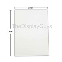 Load image into Gallery viewer, The Display Guys, Pack of 10 White Pre-Cut Picture Mat 5x7 for 4x6 Photo White Core Bevel Cut Mattes Sets+ Backing Board + Clear Plastic Bags (White 10pcs 5x7 Complete Set)
