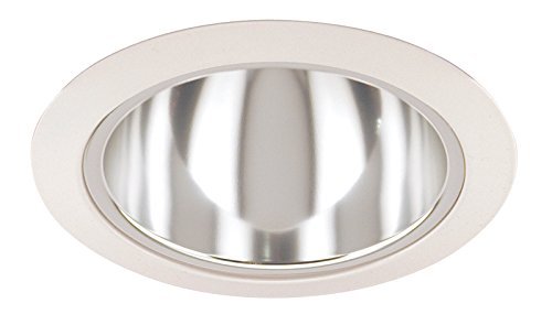 Juno Lighting Group 216 C Wh 207 Hzwh Downlight Cone Clear Alzak With White Trim, 75 Watts, 5 Inch