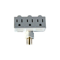 Prime Wire White 3 Outlet Swivel Power Tap