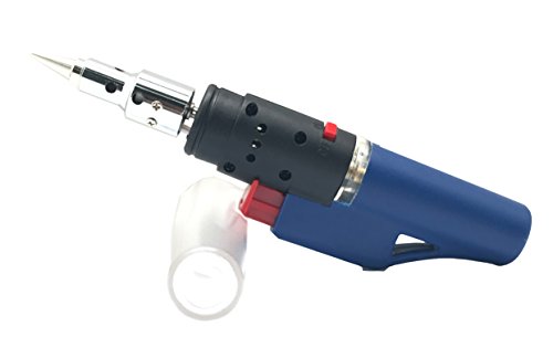 All Splendid 2 in 1 Functions Butane Operated Mini Heat Hot Air Blower and Soldering Iron(Blue)