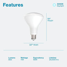 Load image into Gallery viewer, Sunco Lighting BR30 LED Bulbs, Indoor Flood Lights 11W Equivalent 65W, 5000K Daylight, 850 LM, E26 Base, 25,000 Lifetime Hours, Interior Dimmable Recessed Can Light Bulbs - UL &amp; Energy Star 4 Pack
