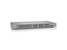 Load image into Gallery viewer, LevelOne FGP-2410 24-Port 10/100 PoE + 2 Gig/SFP Combo Ports 19-Inch Rack Mountable Switch (250W)
