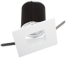 Load image into Gallery viewer, WAC Lighting HR-2LED-T509F-W-WT Tesla LED 2-Inch Lens Adjustable 45-Degree Square Trim, Warm Light 3000K
