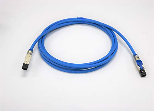 20 Ft. WeCable Blue Cat 8 S/FTP 2000 MHz Shielded 40Gbps Ethernet LSZH Cat 8 RJ45 Connectors
