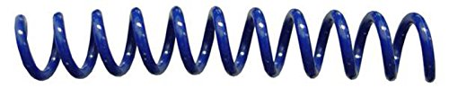 Spiral Binding Coils 7mm (9/32 x 36-inch) 4:1 [pk of 100] Mid Blue (PMS 295 C)