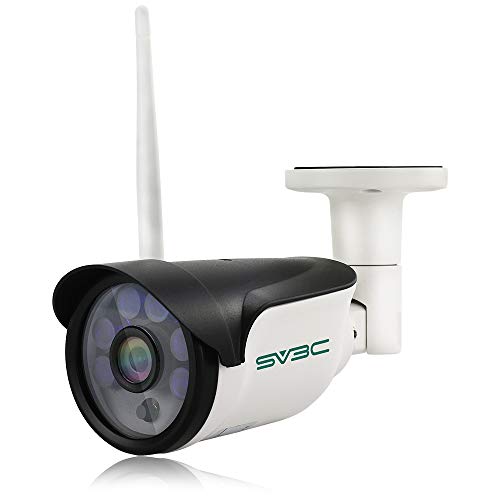 WiFi Wireless Security Camera Outdoor, SV3C Full HD 1080P Home Security Surveillance IP Camera, IP66 Waterproof, Night Vision, Motion Detection, Support Max 64GB SD Card(Not Included)