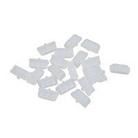 Aexit 20Pcs Clear Cord Management HDMI Silicone Stopper for Protect Data Port Cable Sleeves of PC