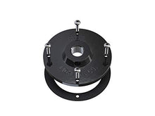Load image into Gallery viewer, Steel Lighting Co. Highland Park Barn Light | Outdoor Wall Mounted | 16 inch Radial Wave | 11 inch Straight Arm | Vintage Style Made in America | Black Exterior/White Interior

