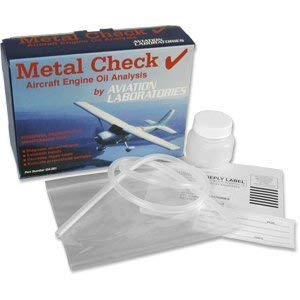 AVIATION LABORATORIES Metal Check Oil Analysis Test Kit GA-001-SP with Return Postage