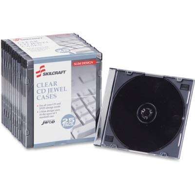 NSN5026513 - SKILCRAFT Slim CD/DVD Jewel Case
