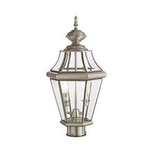 Load image into Gallery viewer, Livex Georgetown 2264-04 Outdoor Post Lantern - 21H in. Black
