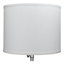 Load image into Gallery viewer, FenchelShades.com 14&quot; Top Diameter x 14&quot; Bottom Diameter 11&quot; Height Cylinder Drum Lampshade USA Made (White)

