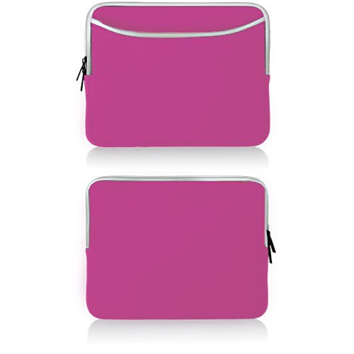 BoxWave Case for iPad (4th Gen 2012) (Case by BoxWave) - SoftSuit with Pocket, Soft Pouch Neoprene Cover Sleeve Zipper Pocket for iPad (4th Gen 2012), Apple iPad (4th Gen 2012) - Flamingo Pink