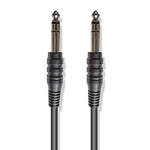 Load image into Gallery viewer, AxcessAbles TRS14-STRS110 Stereo  (6.35mm) Balanced Studio Patch Cable for Mixers/Equalizers/Crossovers/Compressors/Effects Units (10ft)

