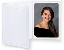 Load image into Gallery viewer, White Photo Folder for 5x7/4x6 (Pack of 100), Cut corners.
