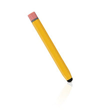 Load image into Gallery viewer, Stylus Pen, BoxWave [Universal Number2 School Stylus] Universal Number2 School Stylus for Smartphones and Tablets - Yellow
