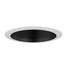 Load image into Gallery viewer, Black Baffle PAR30 Shower Trim for 6-Inch Recessed Housings
