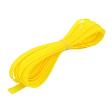 Load image into Gallery viewer, Aexit 16mm Dia Tube Fittings Tight Braided PET Expandable Sleeving Cable Wire Wrap Sheath Microbore Tubing Connectors Yellow 5M
