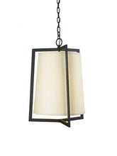 Load image into Gallery viewer, Woodbridge Lighting 12320-BLK Baxter Pendant, 16-Inch by 21-1/4-Inch, Black
