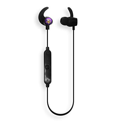 NFL SUCKERZ Wireless Bluetooth Earbuds, Minnesota Vikings