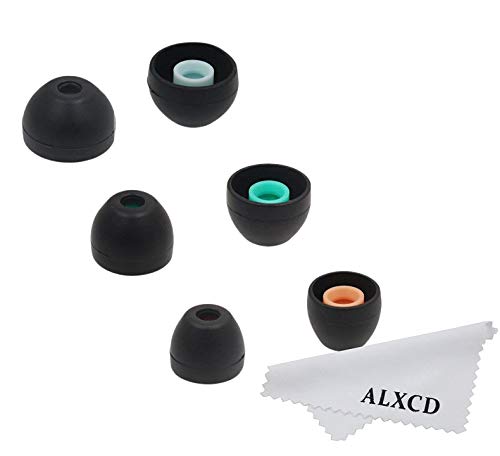 ALXCD Replacement Ear Tips for in-Ear Headphone, S/M/L 3 Size Ultra Soft Silicone Earbud Tips, Fit for Most in-Ear Headphone (S/M/L)
