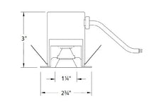 Load image into Gallery viewer, WAC Lighting HRLED271RCWT LED 2-Inch 3-watt Miniature Recessed Downlight with Open Reflector Square Trim
