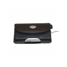 Load image into Gallery viewer, Gomadic Designer Black Leather Mio C620 Belt Carrying Case  Includes Optional Belt Loop and Removable Clip
