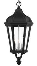 Load image into Gallery viewer, Livex Lighting 3 Light TBK Outdoor Pendant Lantern
