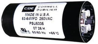 CORNELL DUBILIER PSU4335B ALUMINUM ELECTROLYTIC CAPACITOR 43-52UF 220V, 20%, QC (10 pieces)