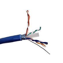 Load image into Gallery viewer, Micro Connectors 1000 Feet Solid Shielded (STP) CAT6 Bulk Ethernet Cable - Blue (TR4-560SH-BL)
