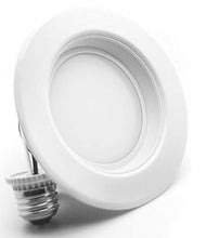 Load image into Gallery viewer, Bioluz LED 4&quot; LED Retrofit Recessed Light 65W Equivalent (Using 10W) 700 Lumen, 90 CRI, Dimmable, UL-Listed CEC JA8 Title 24 Compliant (1-Pack, 3000K Soft White, Beveled Trim)
