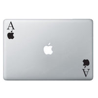 Aces on Corner of Macbook Symbol Keypad Iphone Ipad Decal Skin Sticker Laptop