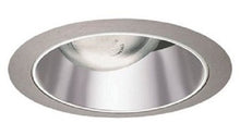 Load image into Gallery viewer, Juno Lighting 26PT-SC 6-Inch Straight Downlight Cone Pewter Alzak with Satin Chrome Trim
