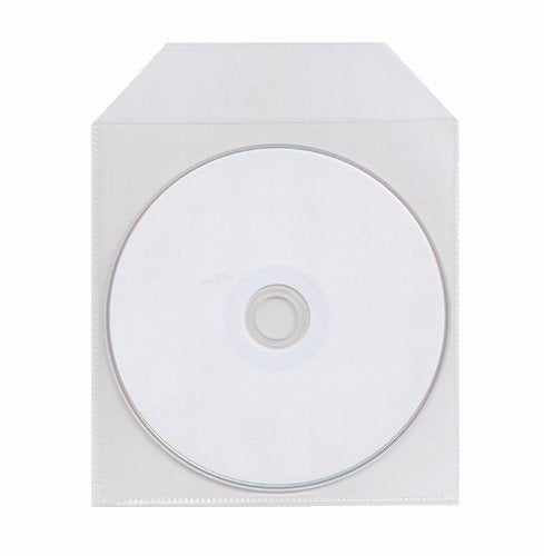 mediaxpo 500 CPP Clear Plastic Sleeve with Flap