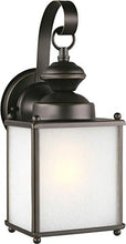 Load image into Gallery viewer, Sea Gull Lighting Generation 84570EN3-71 Transitional One Light Outdoor Wall Lantern from Seagull-Jamestowne Collection Dark Finish, Medium, Antique Bronze
