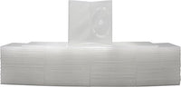 100 x Slim Ultra Clear Single DVD Empty Replacement Boxes with Clear Wrap Around Sleeve #DVBR07CL (7mm)