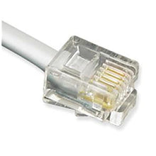 Load image into Gallery viewer, ICC GCLB466007 7&#39; Flat Line Extension Cord 6P4C Silver
