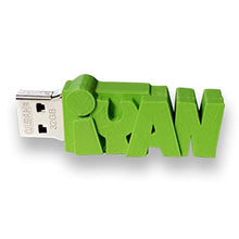 Load image into Gallery viewer, Customized USB Stick with Personalized Name, Date or Message in Your Choice of 15 Vibrant Colors. Choose 8, 16, 32GB Thumb Drive. Fun Gift for Birthday, Wedding, Business
