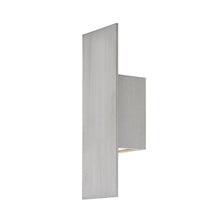 Load image into Gallery viewer, WAC Lighting WS-W54614-AL Icon LED Outdoor Wall Light in Brushed Aluminum, 14 Inches
