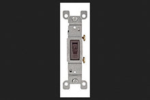 Load image into Gallery viewer, Leviton Quiet Toggle Switch Single Pole Residential 15 Amp 120 V Brown Csa Bulk
