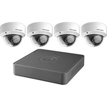 Load image into Gallery viewer, Hikvision T7104Q1TB 4-Channel 1080p DVR with 1TB HDD and 4 1080p Outdoor Dome Cameras Kit
